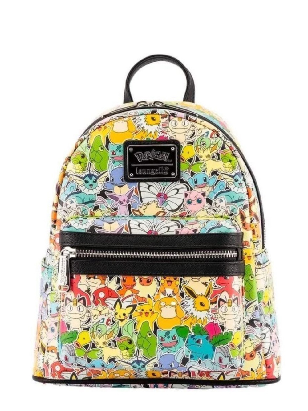 NWOT Loungefly Rainbow Ombre 151 Pokemon Gen One Multicolor Backpack Eeveelution
